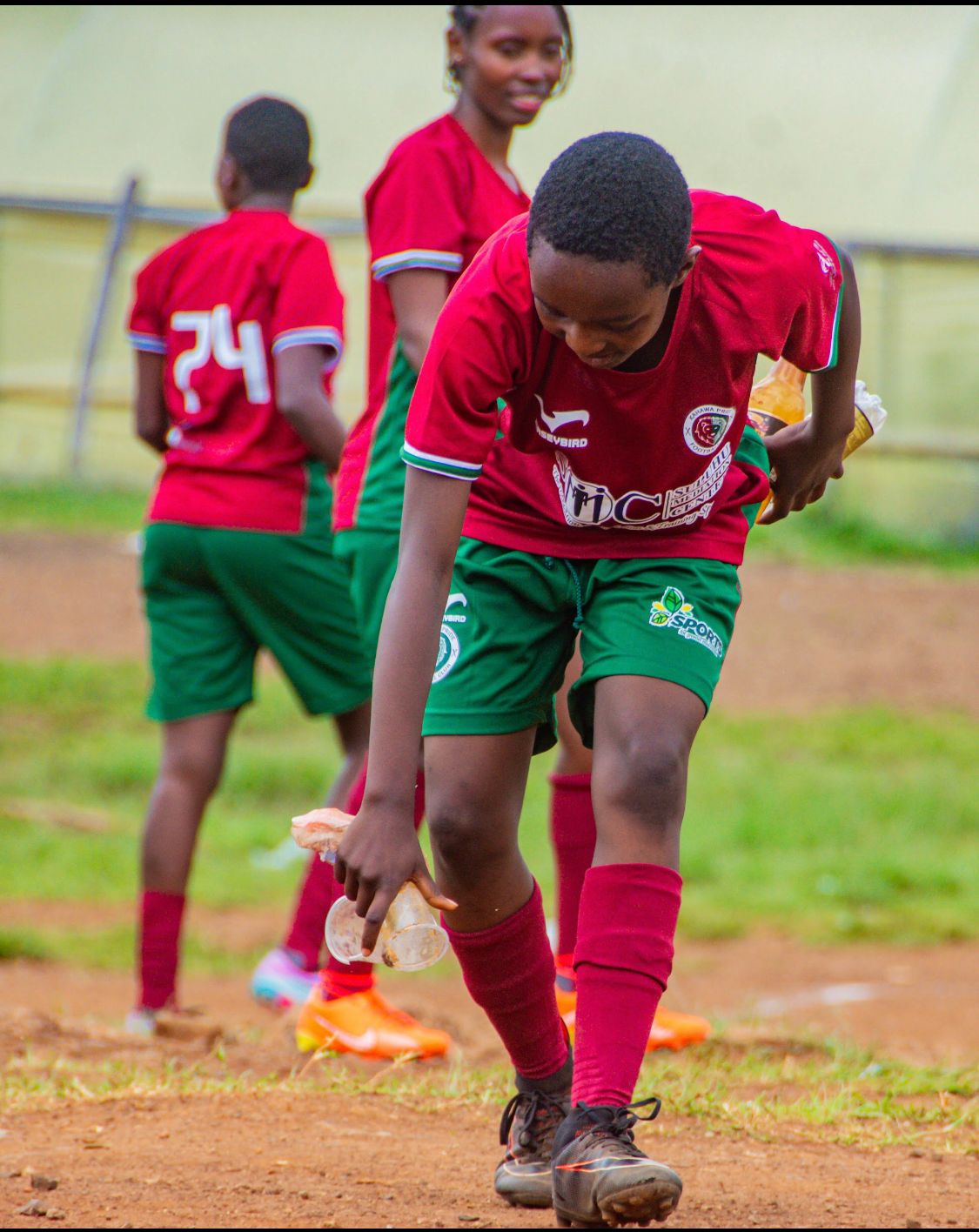 Players leading clean action
